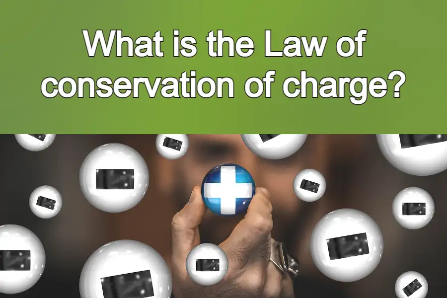 Law of conservation of charge