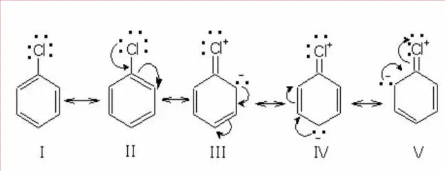 lewis dot structure of chlorobenzene