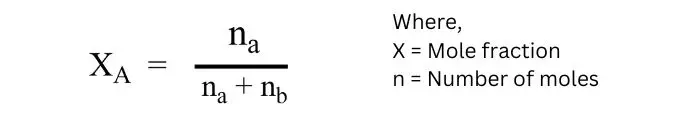 mole fraction