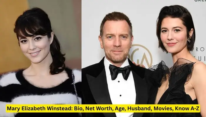 Mary Elizabeth Winstead with her husband